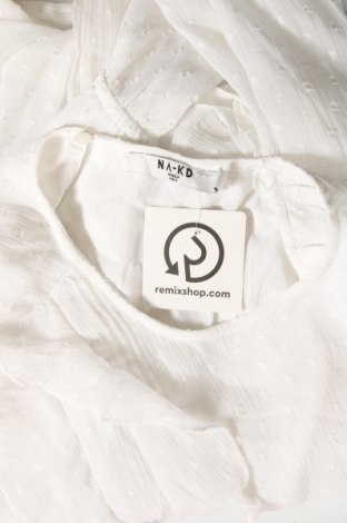 Дамска блуза NA-KD, Размер S, Цвят Бял, Цена 11,90 лв.