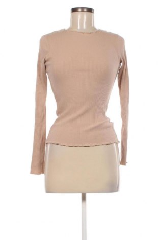 Γυναικεία μπλούζα NA-KD, Μέγεθος S, Χρώμα  Μπέζ, Τιμή 17,39 €