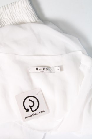 Damen Shirt NA-KD, Größe M, Farbe Weiß, Preis 11,83 €