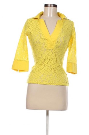 Γυναικεία μπλούζα Nara Camicie, Μέγεθος S, Χρώμα Κίτρινο, Τιμή 5,19 €