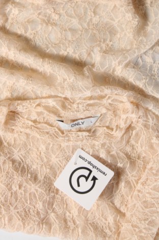 Γυναικεία μπλούζα ONLY, Μέγεθος L, Χρώμα  Μπέζ, Τιμή 6,43 €