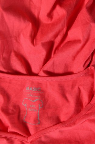 Γυναικεία μπλούζα Okay, Μέγεθος 4XL, Χρώμα Ρόζ , Τιμή 5,76 €