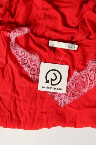 Γυναικεία μπλούζα Oui, Μέγεθος S, Χρώμα Κόκκινο, Τιμή 14,85 €