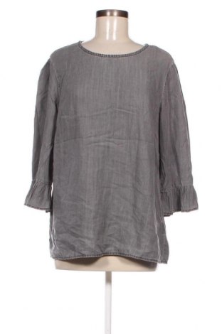Damen Shirt Peckott, Größe L, Farbe Grau, Preis € 3,44