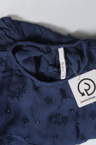 Дамска блуза Pepe Jeans, Размер XS, Цвят Син, Цена 26,40 лв.