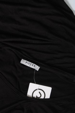 Γυναικεία μπλούζα Pieces, Μέγεθος XS, Χρώμα Μαύρο, Τιμή 5,10 €