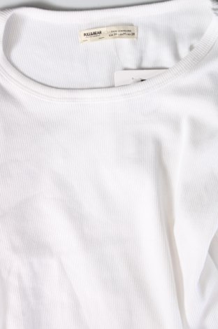 Γυναικεία μπλούζα Pull&Bear, Μέγεθος M, Χρώμα Λευκό, Τιμή 7,67 €