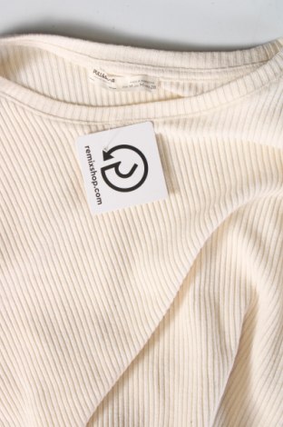 Γυναικεία μπλούζα Pull&Bear, Μέγεθος M, Χρώμα Εκρού, Τιμή 7,19 €