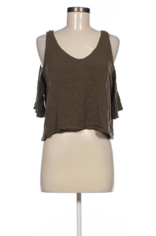 Damen Shirt Pull&Bear, Größe S, Farbe Grün, Preis 4,63 €