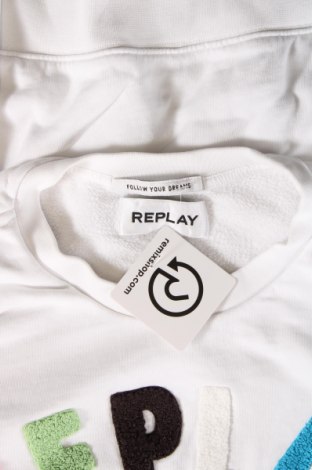 Γυναικεία μπλούζα Replay, Μέγεθος L, Χρώμα Λευκό, Τιμή 28,00 €