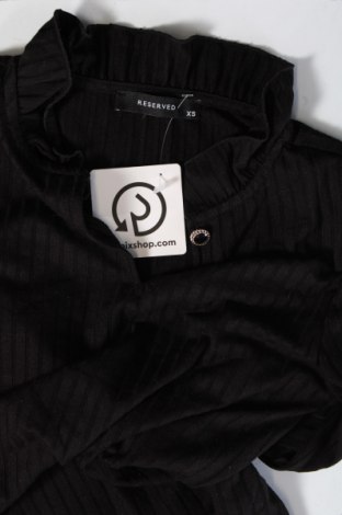 Bluză de femei Reserved, Mărime XS, Culoare Negru, Preț 28,13 Lei