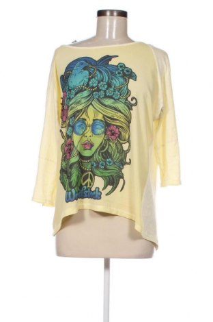 Γυναικεία μπλούζα Rosa & Friends, Μέγεθος L, Χρώμα Κίτρινο, Τιμή 6,43 €