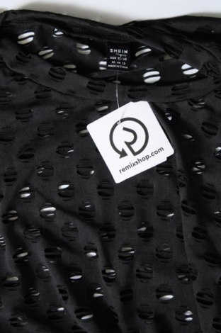 Γυναικεία μπλούζα SHEIN, Μέγεθος XL, Χρώμα Μαύρο, Τιμή 5,76 €