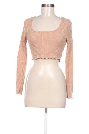 Γυναικεία μπλούζα SHEIN, Μέγεθος XS, Χρώμα  Μπέζ, Τιμή 4,70 €