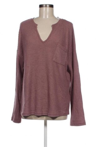 Γυναικεία μπλούζα SHEIN, Μέγεθος XL, Χρώμα Σάπιο μήλο, Τιμή 5,29 €