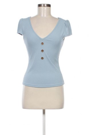 Дамска блуза SHEIN, Размер M, Цвят Син, Цена 4,75 лв.