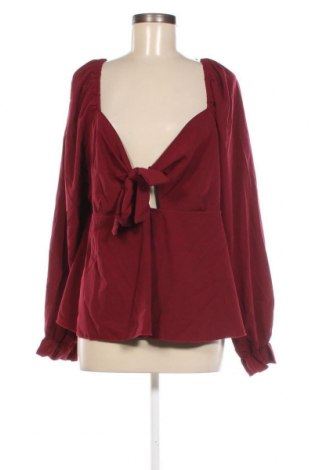 Γυναικεία μπλούζα SHEIN, Μέγεθος 3XL, Χρώμα Κόκκινο, Τιμή 11,16 €