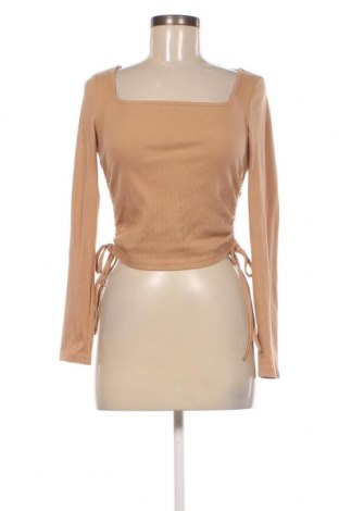 Γυναικεία μπλούζα SHEIN, Μέγεθος M, Χρώμα  Μπέζ, Τιμή 5,54 €