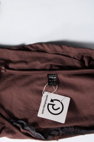 Дамска блуза SHEIN, Размер L, Цвят Кафяв, Цена 8,55 лв.