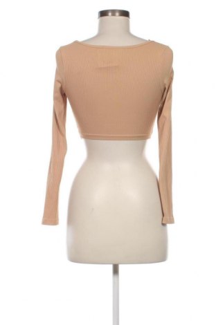 Дамска блуза SHEIN, Размер XS, Цвят Бежов, Цена 8,55 лв.