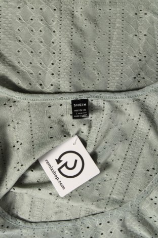 Γυναικεία μπλούζα SHEIN, Μέγεθος L, Χρώμα Πράσινο, Τιμή 4,70 €