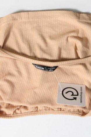Дамска блуза SHEIN, Размер L, Цвят Бежов, Цена 6,65 лв.
