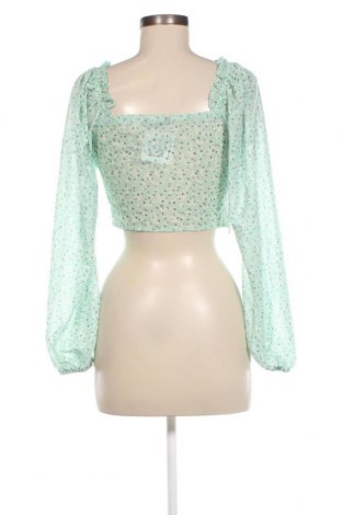 Γυναικεία μπλούζα SHEIN, Μέγεθος S, Χρώμα Πράσινο, Τιμή 3,53 €
