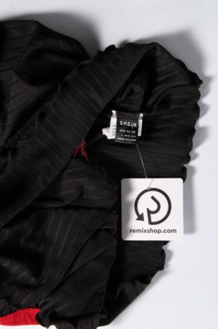 Γυναικεία μπλούζα SHEIN, Μέγεθος L, Χρώμα Μαύρο, Τιμή 2,94 €