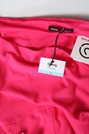 Дамска блуза Sinsay, Размер L, Цвят Розов, Цена 17,67 лв.