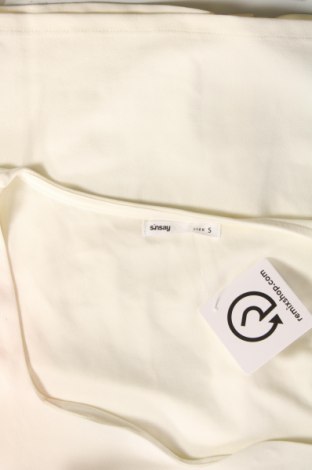 Дамска блуза Sinsay, Размер S, Цвят Бял, Цена 10,73 лв.