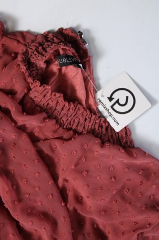 Дамска блуза Sublevel, Размер M, Цвят Пепел от рози, Цена 5,70 лв.