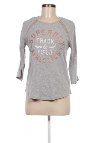 Γυναικεία μπλούζα Superdry, Μέγεθος M, Χρώμα Γκρί, Τιμή 8,63 €