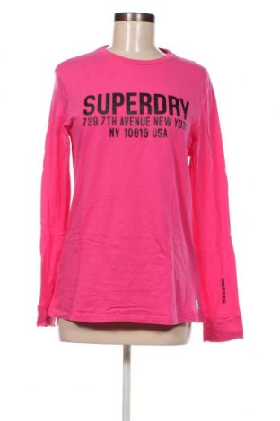 Дамска блуза Superdry, Размер M, Цвят Розов, Цена 18,77 лв.