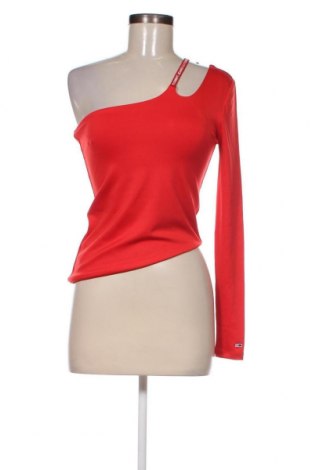 Damen Shirt Tommy Jeans, Größe M, Farbe Rot, Preis 36,18 €