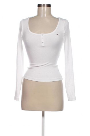 Γυναικεία μπλούζα Tommy Jeans, Μέγεθος XXS, Χρώμα Λευκό, Τιμή 36,18 €