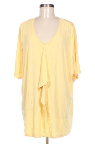 Γυναικεία μπλούζα Ulla Popken, Μέγεθος 4XL, Χρώμα Κίτρινο, Τιμή 11,57 €