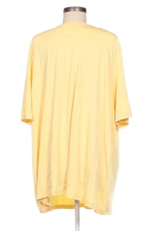 Γυναικεία μπλούζα Ulla Popken, Μέγεθος 4XL, Χρώμα Κίτρινο, Τιμή 10,94 €