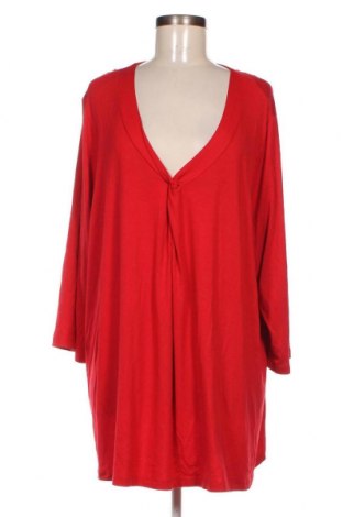 Damen Shirt Ulla Popken, Größe XXL, Farbe Rot, Preis 13,01 €