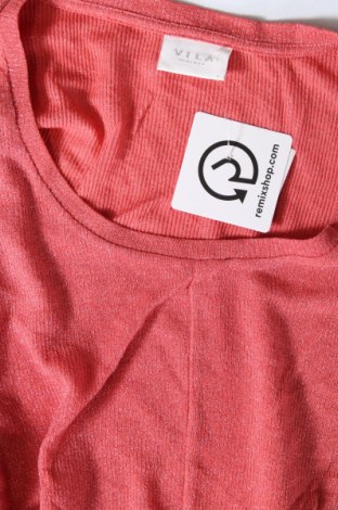 Γυναικεία μπλούζα VILA, Μέγεθος L, Χρώμα Κόκκινο, Τιμή 4,95 €