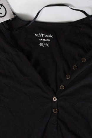 Γυναικεία μπλούζα Xlnt, Μέγεθος XXL, Χρώμα Μαύρο, Τιμή 21,43 €
