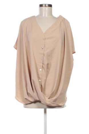 Дамска блуза Yoins, Размер XXL, Цвят Бежов, Цена 10,45 лв.