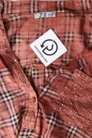 Дамска блуза Z One by Zabaione, Размер XS, Цвят Кафяв, Цена 11,90 лв.