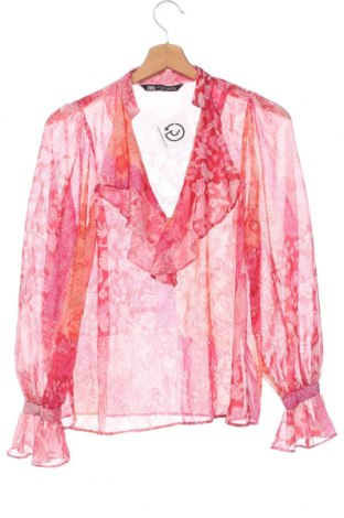 Дамска блуза Zara, Размер XS, Цвят Розов, Цена 15,39 лв.