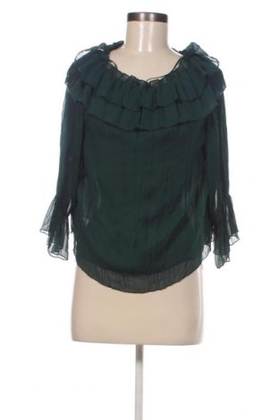 Дамска блуза Zara, Размер S, Цвят Зелен, Цена 9,45 лв.
