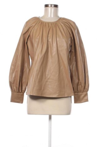 Дамска блуза Zara, Размер S, Цвят Кафяв, Цена 40,31 лв.