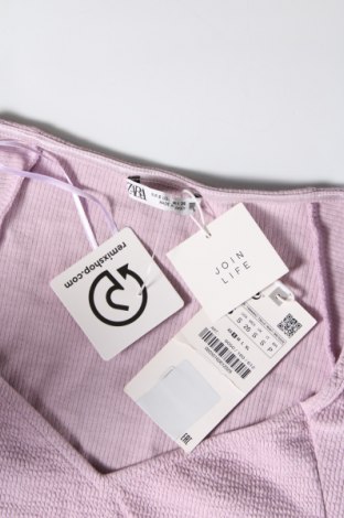 Damen Shirt Zara, Größe S, Farbe Lila, Preis 8,30 €