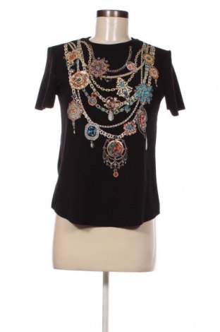 Дамска блуза Zara, Размер S, Цвят Черен, Цена 19,99 лв.