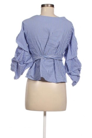 Дамска блуза Zara, Размер S, Цвят Син, Цена 27,37 лв.