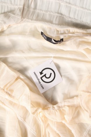 Bluză de femei Zara, Mărime L, Culoare Ecru, Preț 31,09 Lei