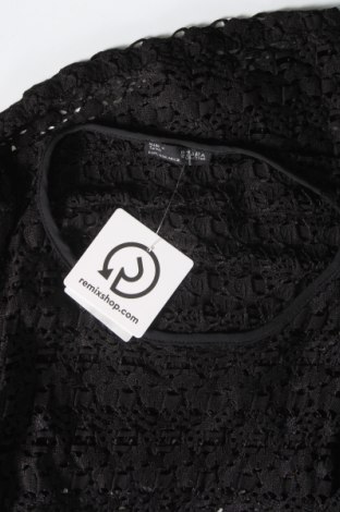 Дамска блуза Zara, Размер S, Цвят Черен, Цена 7,00 лв.